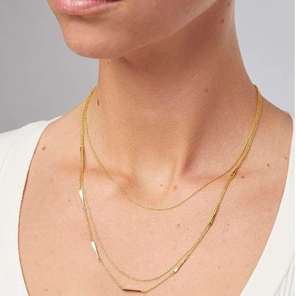 Gorjana Arrow Necklace | Gold - Picture 7 of 11